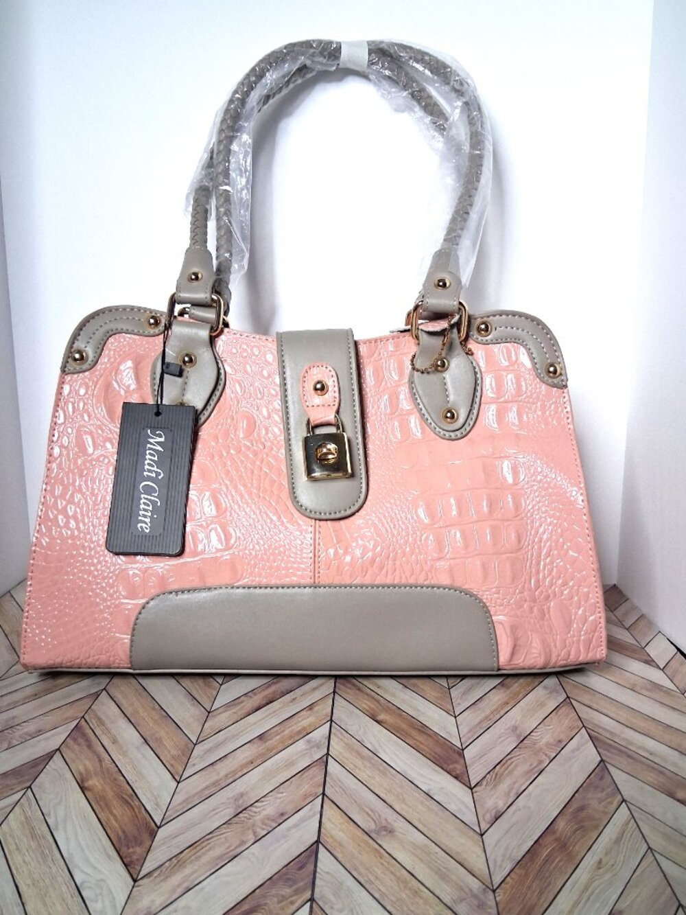 Madi Claire Hampton 4723 Blush Bag Pink Leather